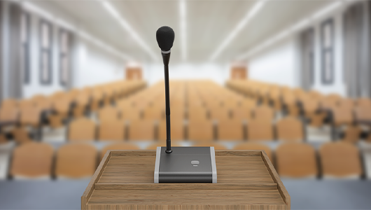 Microphones et Pupitres