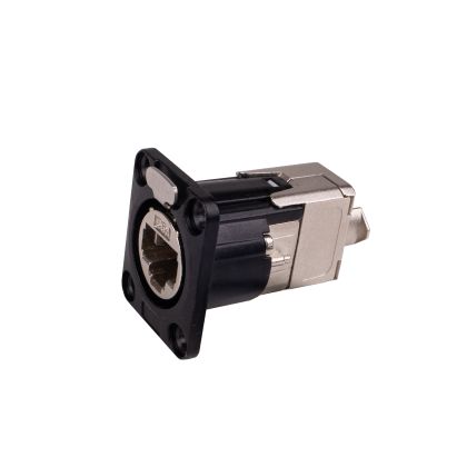 Embase série D femelle sans outil - RJ45 Cat6a blindée