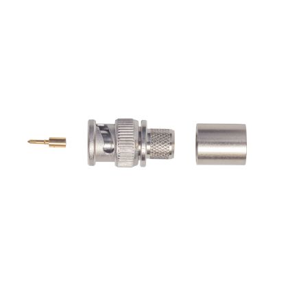 BNC mâle à sertir pour câble type RG213 - 50 ohms