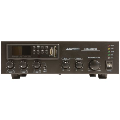 Amplificateur mélangeur monozone SD/USB/MP3/ TUNER AM/FM /Bluetooth intégré 