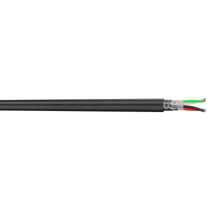 Câble DMX512 - 2 Paires - 0,34 mm² - Gaine PVC noir - Touret de 1000m
