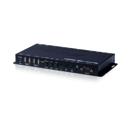 Récepteur 1 x HDMI ou VGA via IP - 4K 4:2:0 60Hz ou 4K 4:4:4 30Hz 