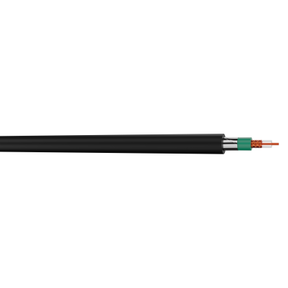 Câble coaxial vidéosurveillance KX8. Double armure acier anti rongeurs - Touret de 500m