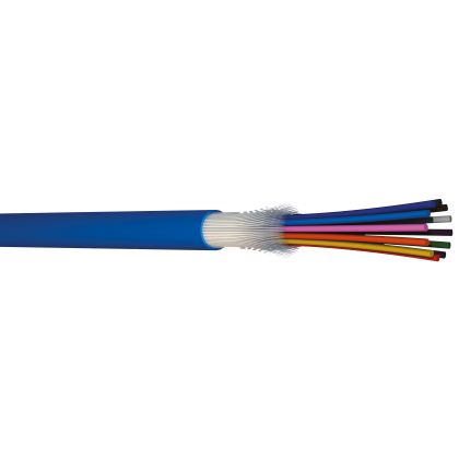 Câble fibre optique structure serrée - Gaine LSZH Cca – Intérieur/Extérieur 