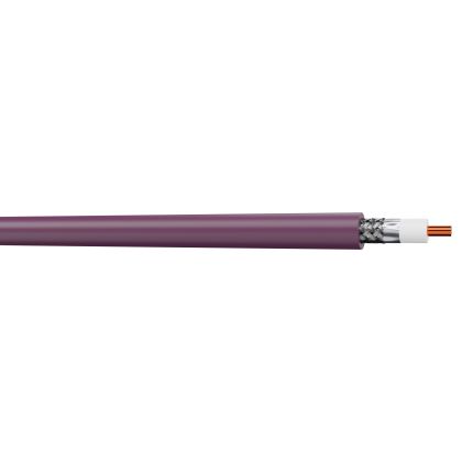 Câble coaxial UHD SDI 4K Diam. âme monobrin 0.8 Gaine violette LSZH Touret 1000m