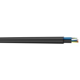 Câble hybride 1 x DMX512 + 3G1.50 gaine PVC noire