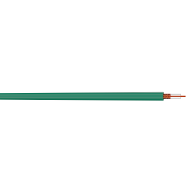 Câble coaxial de vidéosurveillance 75 Ohm de type KX8 vert pour grande longueur - Touret de 500m