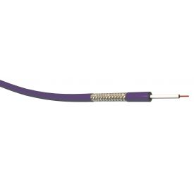 Câble coaxial HD - âme souple - Gaine PVC violette - Touret de 1000m