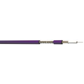 Câble coaxial UHD SDI 4K - Diamètre âme monobrin 0.6 mm - Gaine violette LSZH - Touret de 1000m