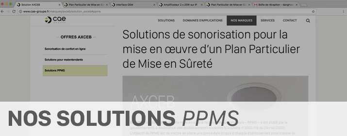 Solution plan particulier de mise en surete